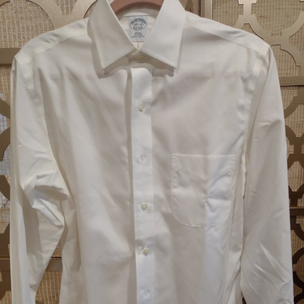 Brooks Brothers dress shirt, white